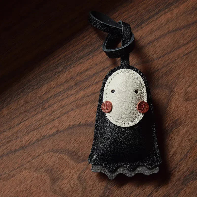 Leather Scarecrow Pendant – Bag & Car Charm