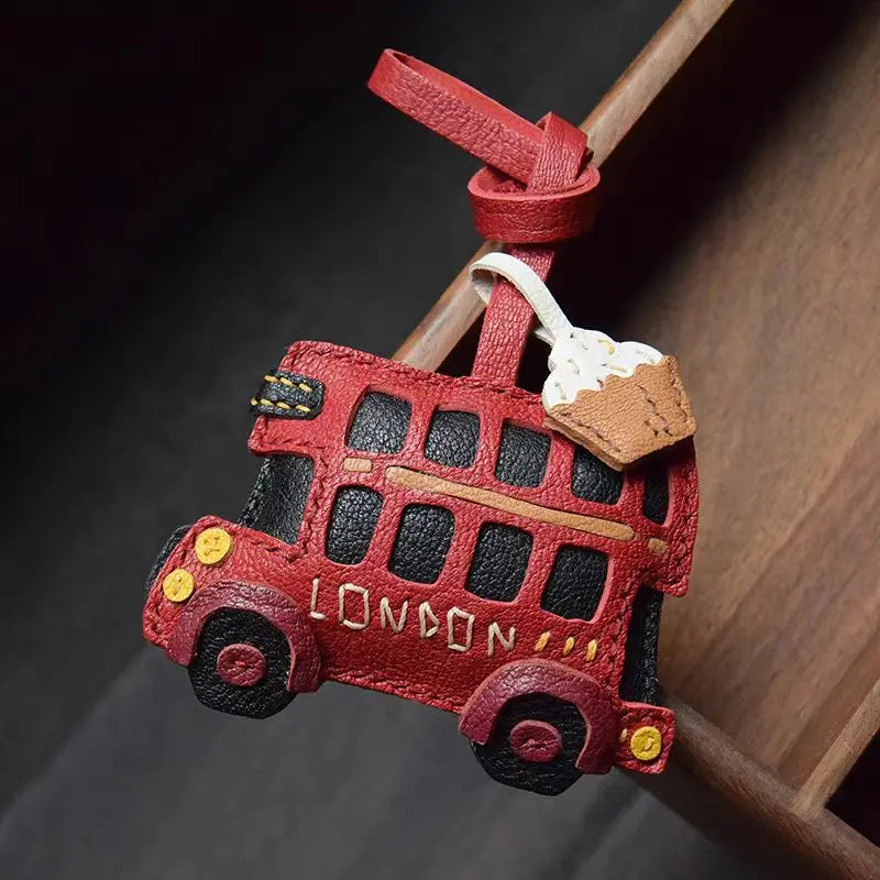 Leather Scarecrow Pendant – Bag & Car Charm