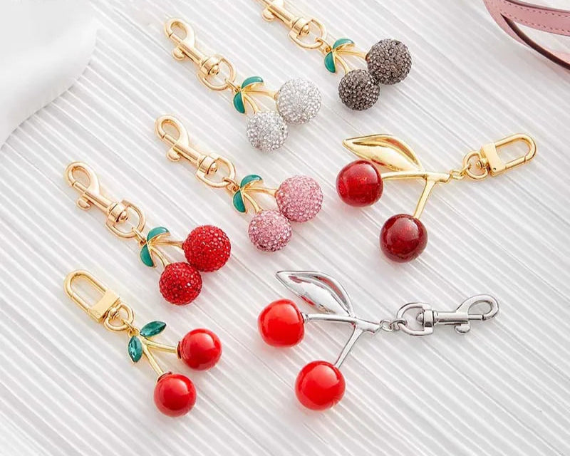 Cherry Charm for Women’s Bags – Timeless Elegance