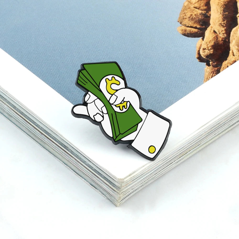 Funny Money Wallet Brooch – Stack Your Style!