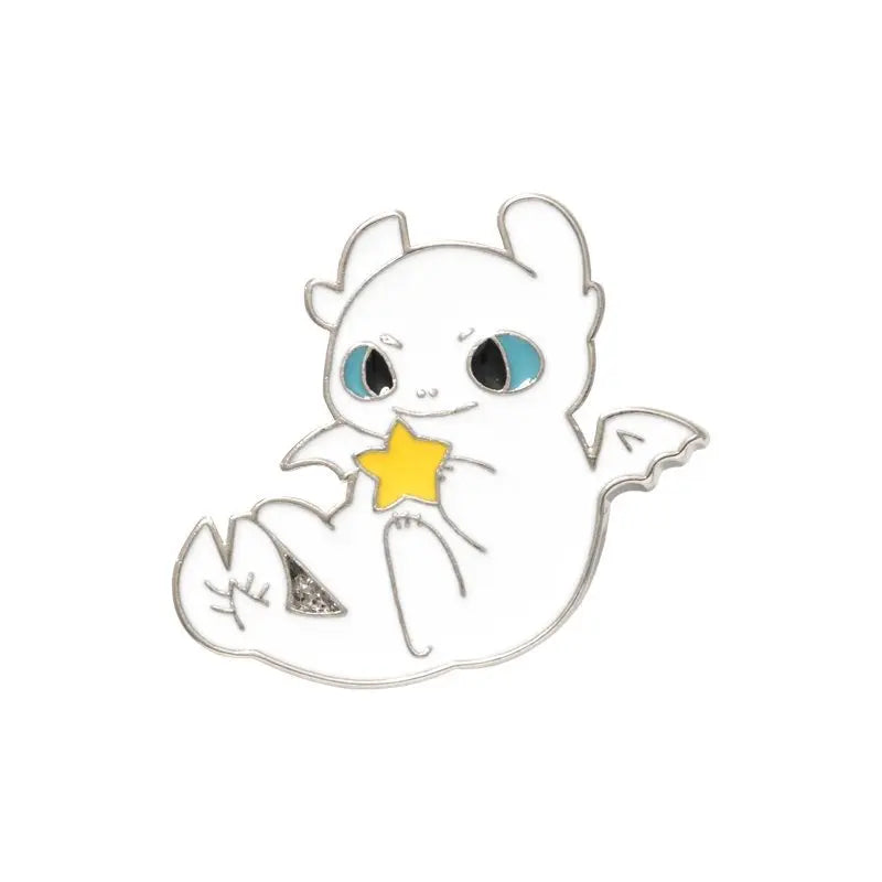Little Dragon Enamel Pin – Cute Fantasy Brooch
