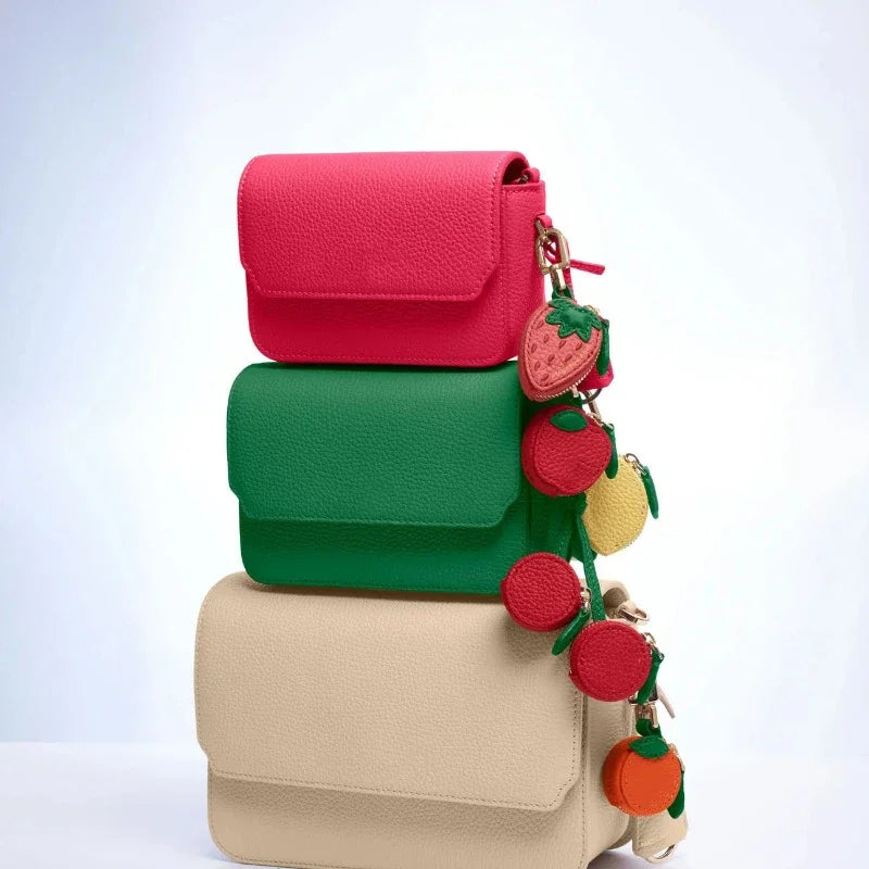  Cute Fruit Coin Purses – Strawberry, Peach, Lemon & Pear Mini Wallets for Women