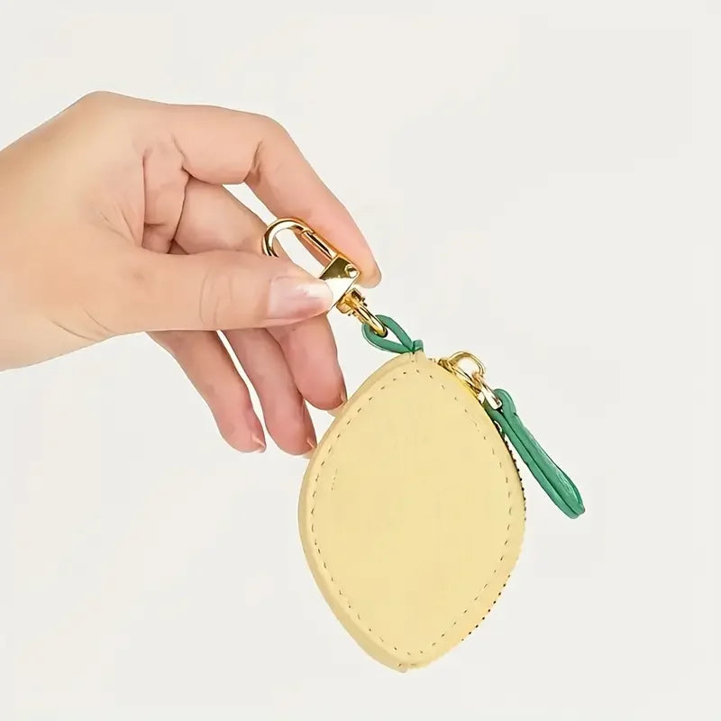 Cute Fruit Coin Purses – Strawberry, Peach, Lemon & Pear Mini Wallets for Women