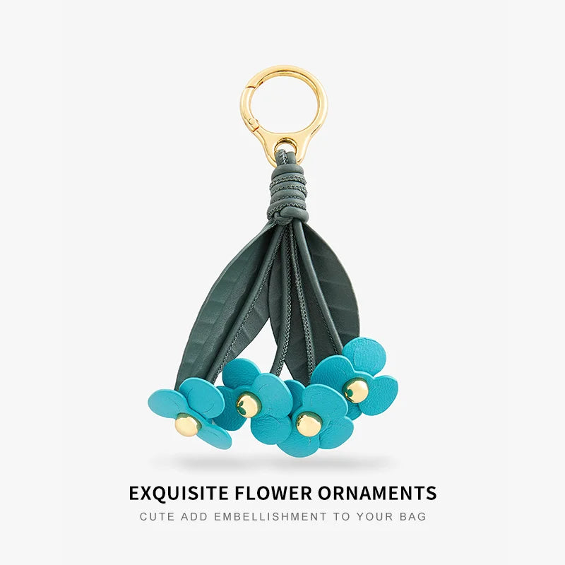 Floral Strawberry Bag Pendant for Women