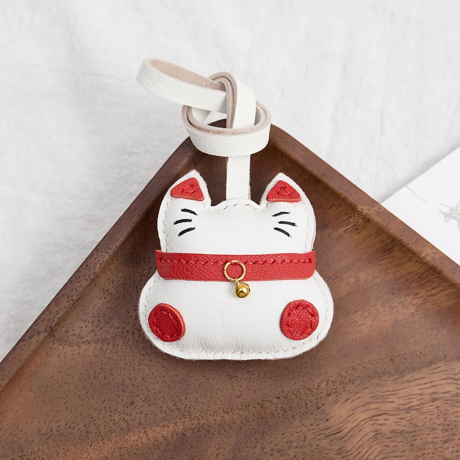 Leather Scarecrow Pendant – Bag & Car Charm
