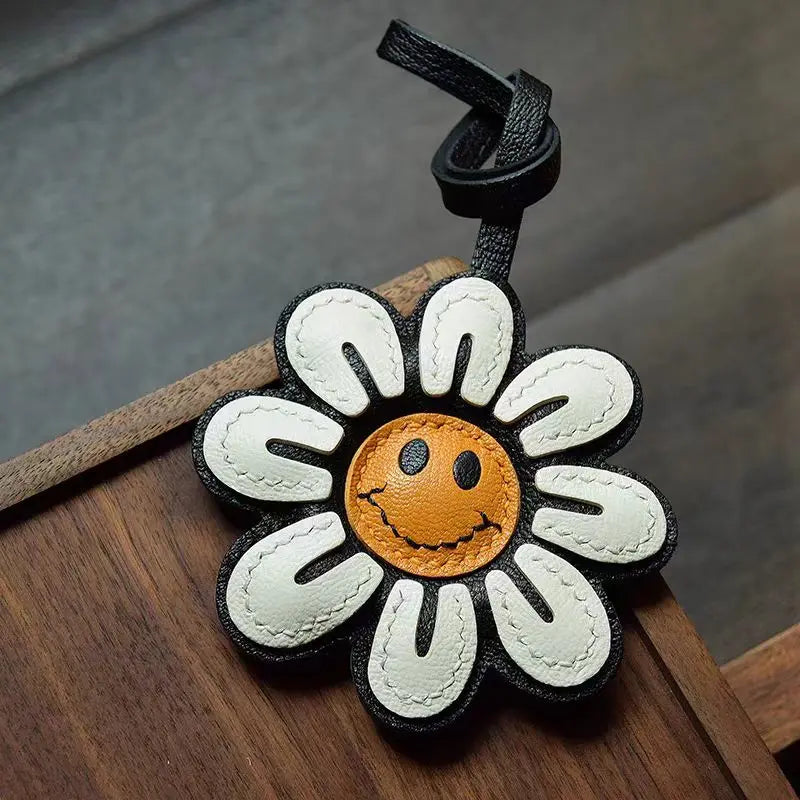 Leather Scarecrow Pendant – Bag & Car Charm
