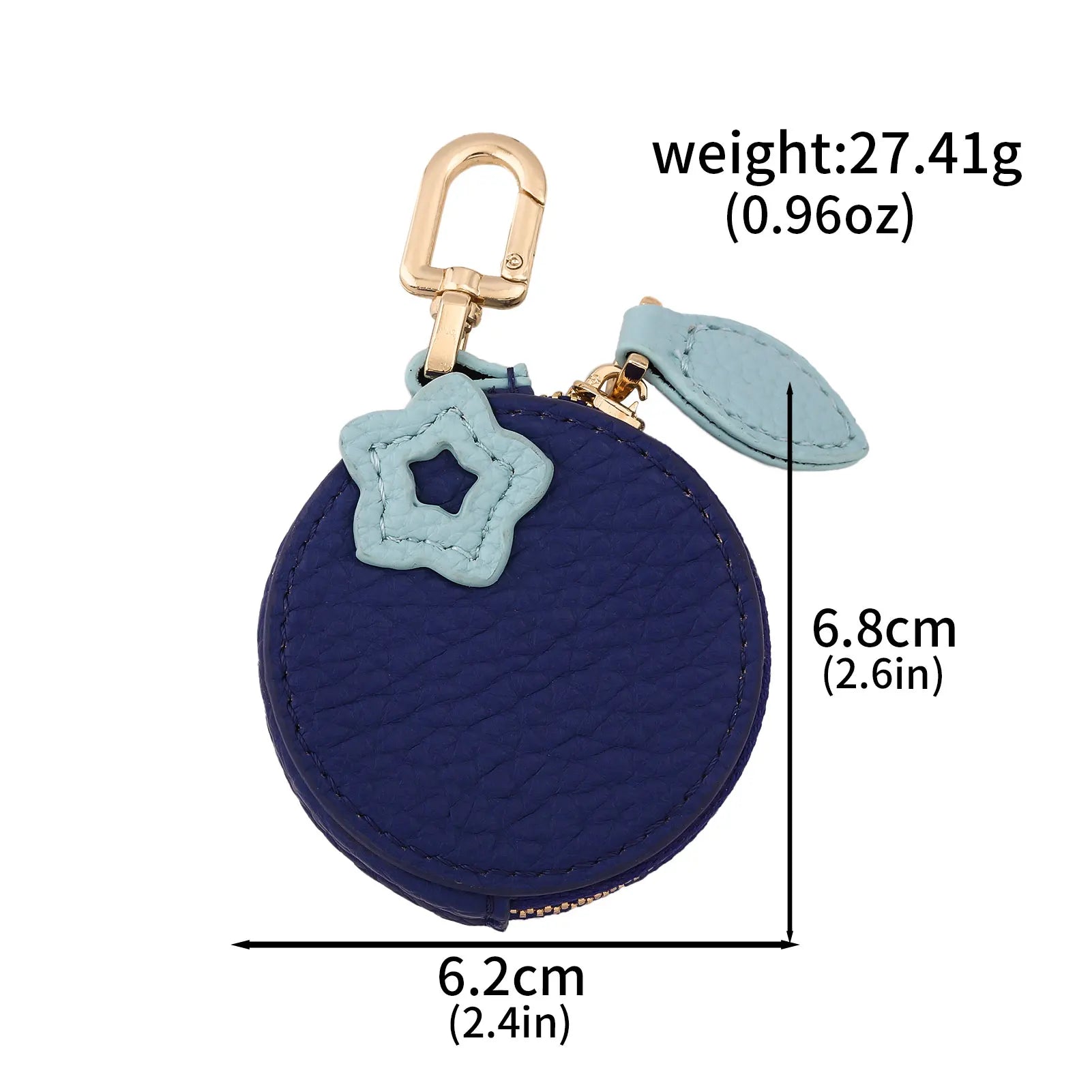 Cute Fruit Coin Purse – Lemon, Strawberry & Cherry Mini Wallets | PU Leather Keychain bag charm
