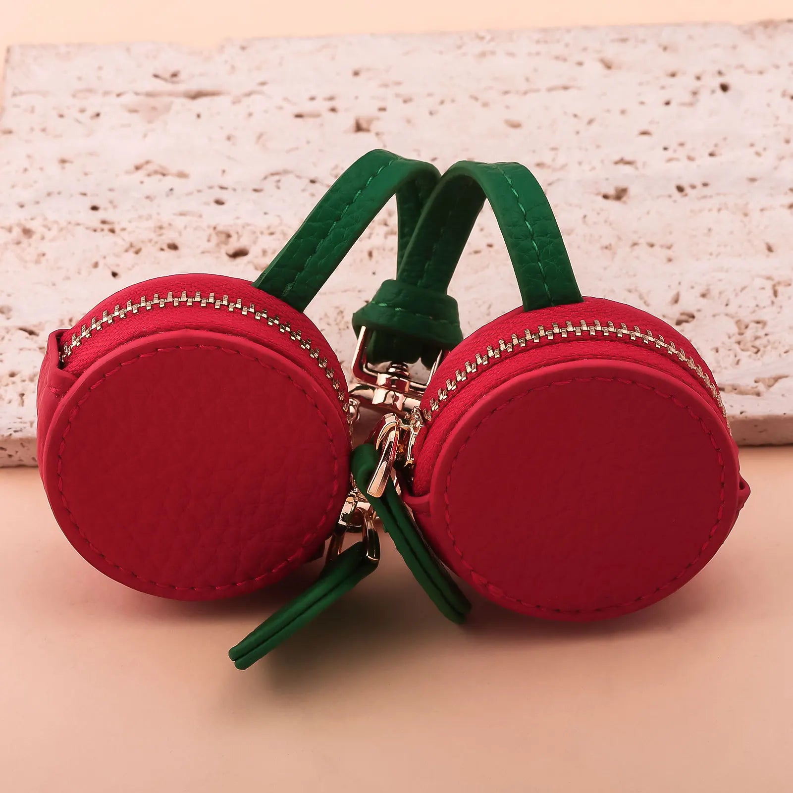 Cute Fruit Coin Purse – Lemon, Strawberry & Cherry Mini Wallets | PU Leather Keychain bag charm