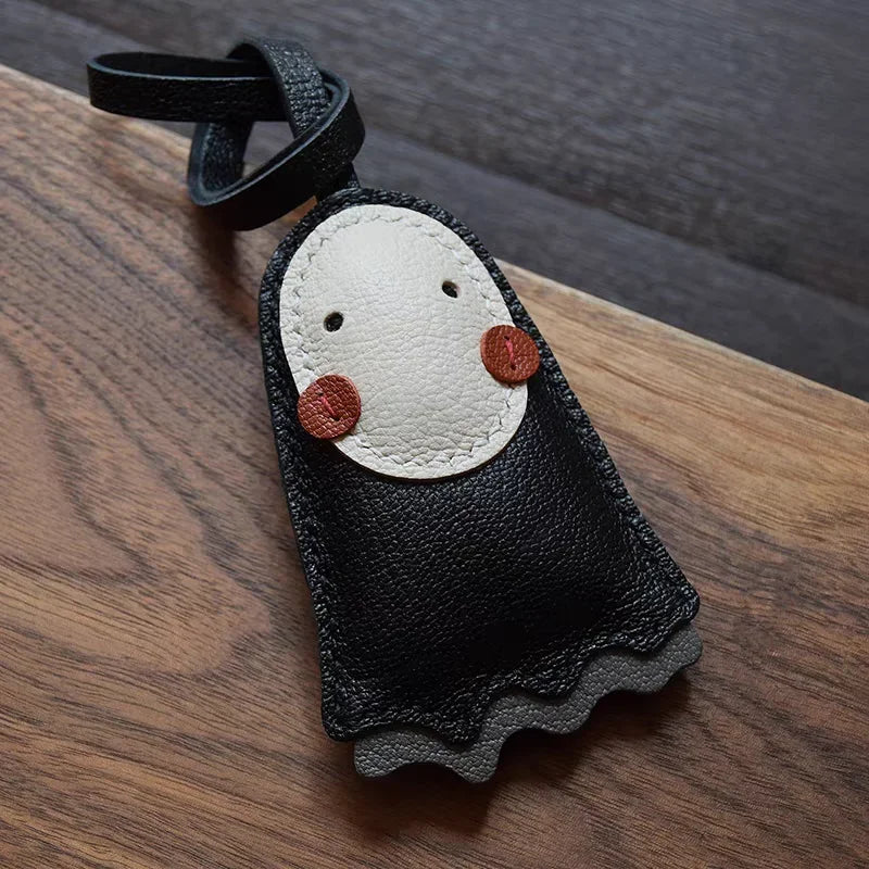 Leather Scarecrow Pendant – Bag & Car Charm