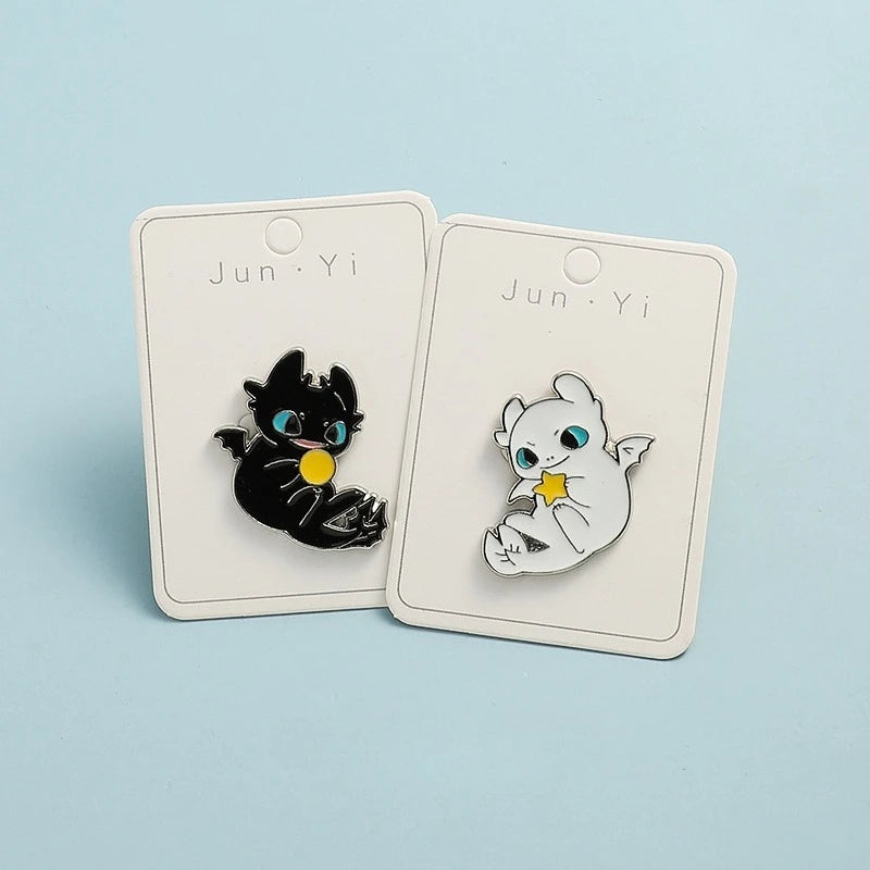 Little Dragon Enamel Pin – Cute Fantasy Brooch