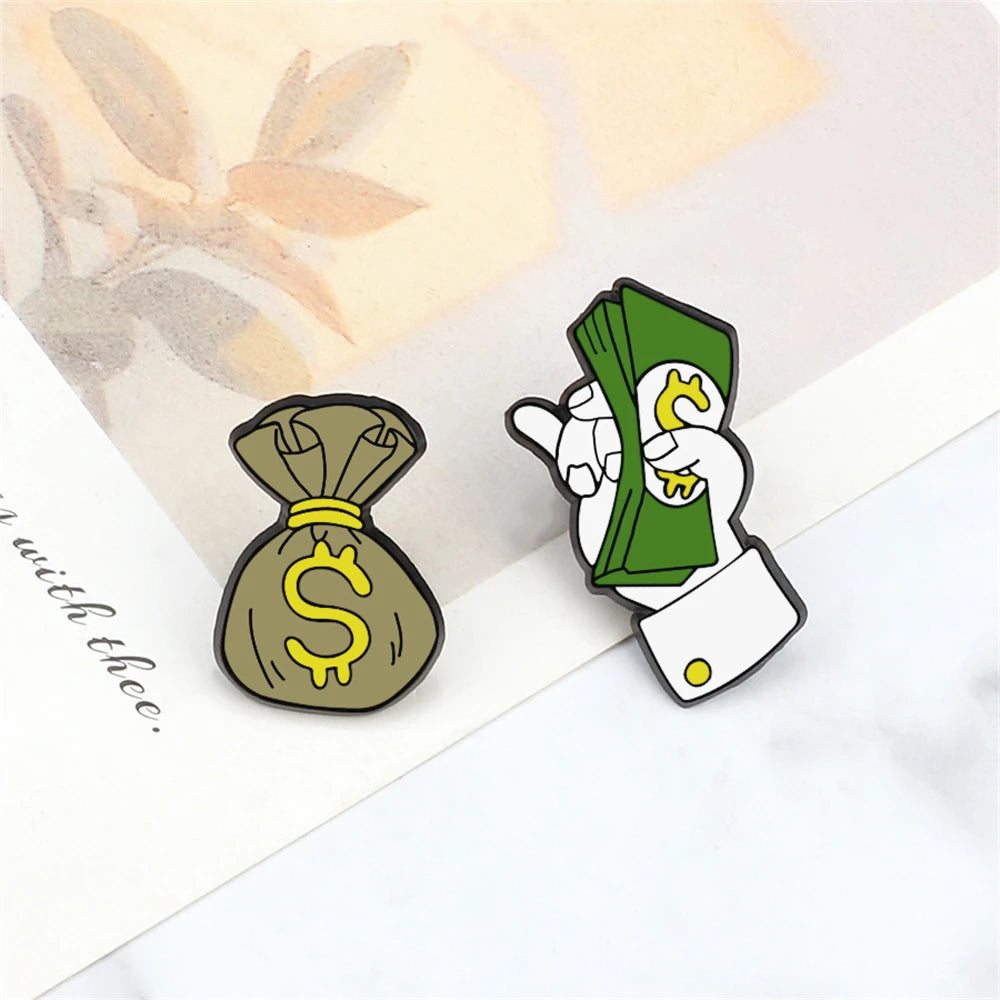 Funny Money Wallet Brooch – Stack Your Style!