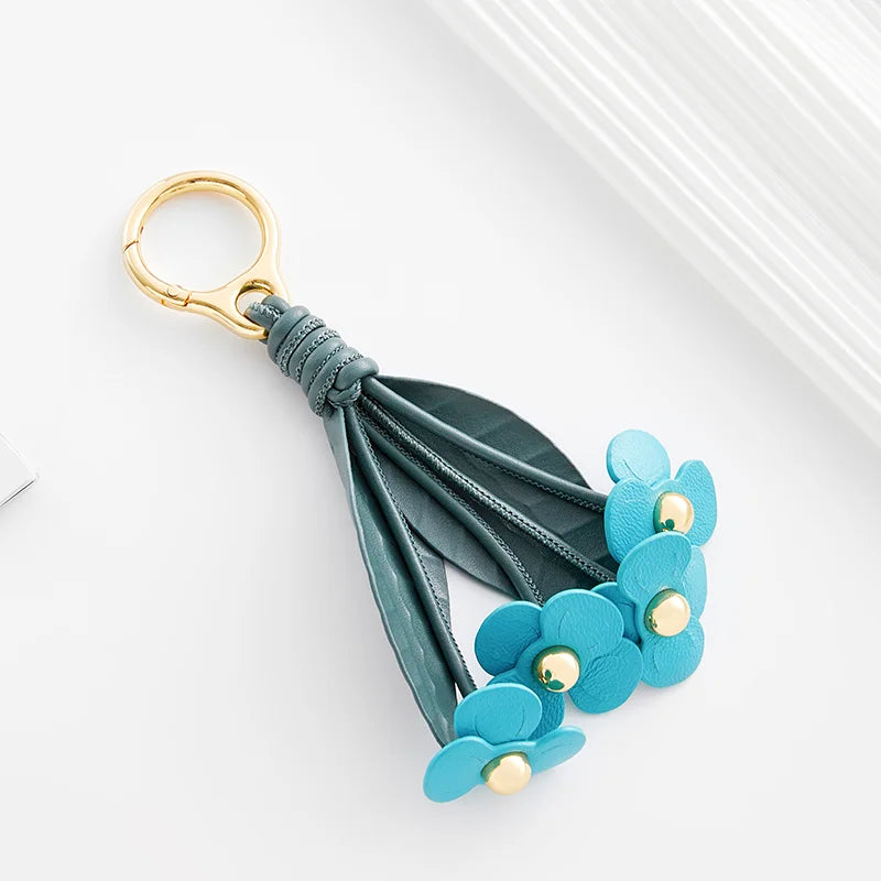 Floral Strawberry Bag Pendant for Women
