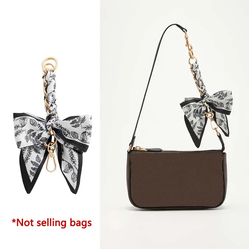Bow Scarf Bag Extension Chain