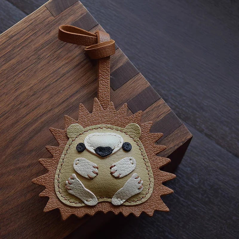 Leather Scarecrow Pendant – Bag & Car Charm