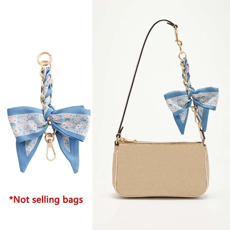 Bow Scarf Bag Extension Chain