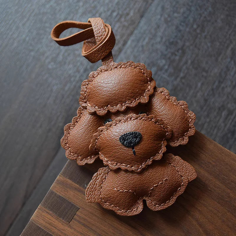 Leather Scarecrow Pendant – Bag & Car Charm