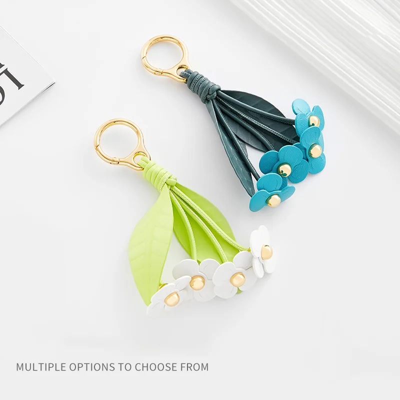 Floral Strawberry Bag Pendant for Women