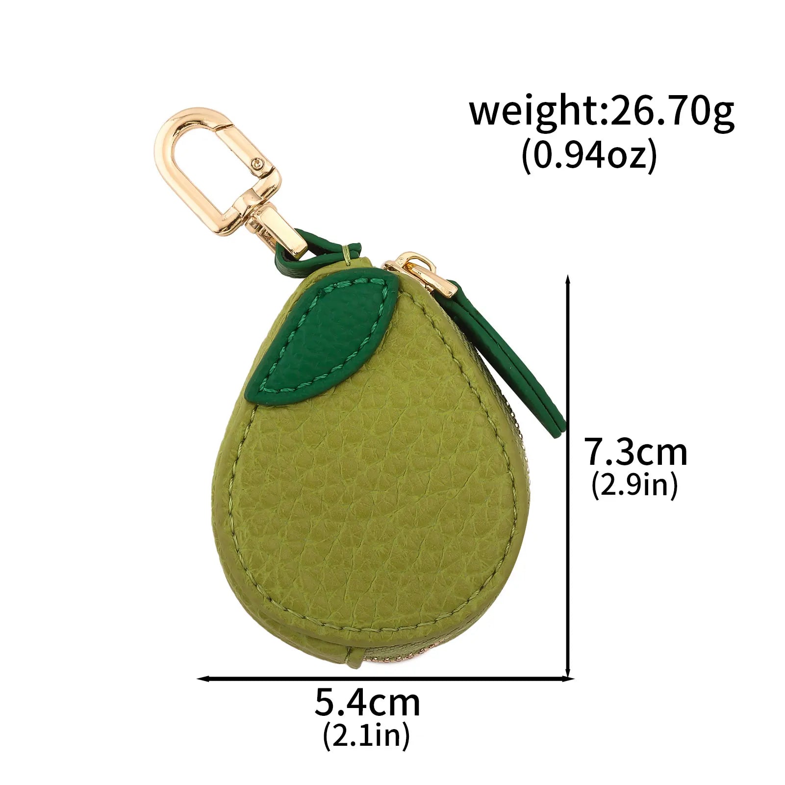 Cute Fruit Coin Purse – Lemon, Strawberry & Cherry Mini Wallets | PU Leather Keychain bag charm