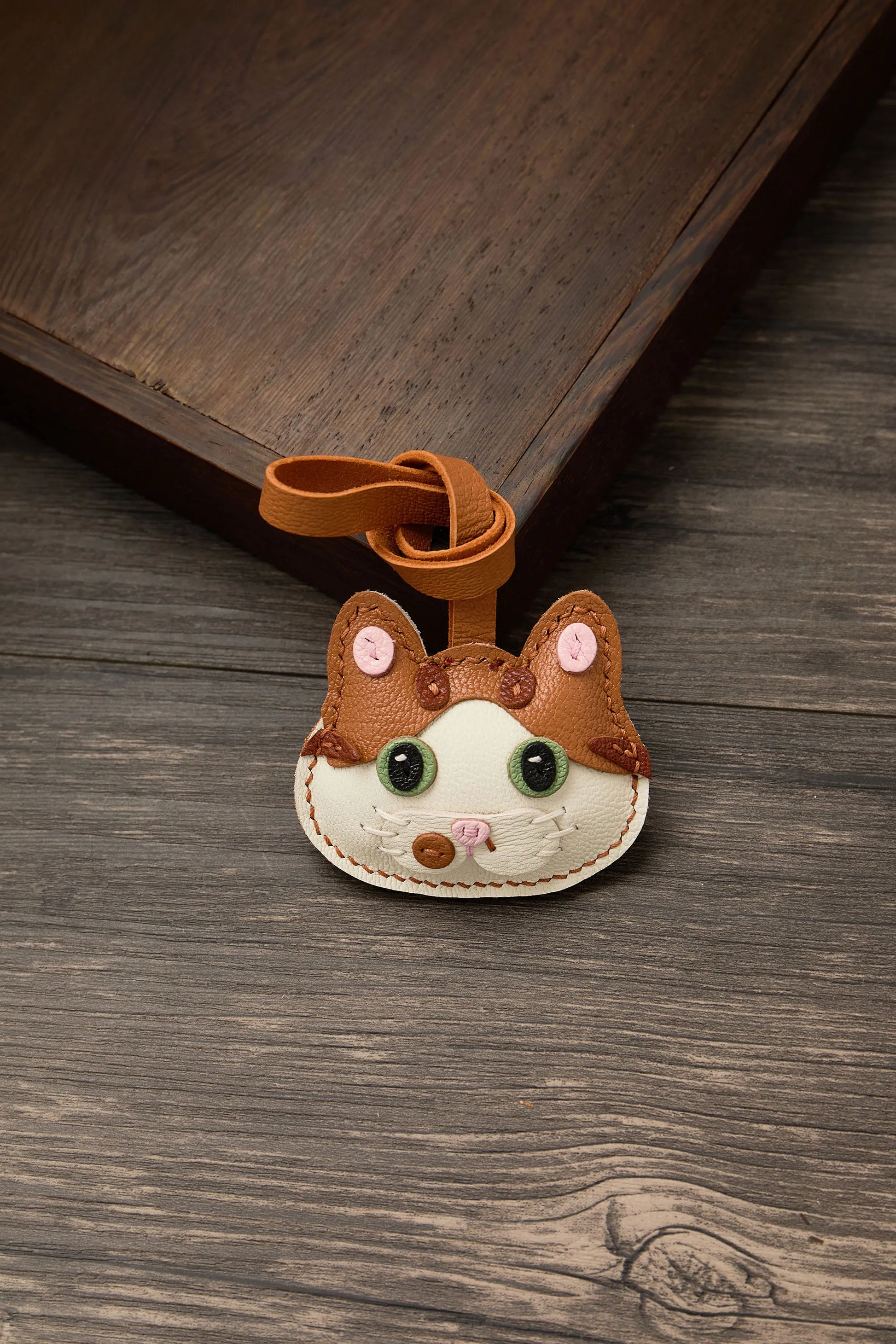 Leather Scarecrow Pendant – Bag & Car Charm