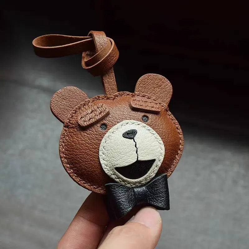 Leather Scarecrow Pendant – Bag & Car Charm