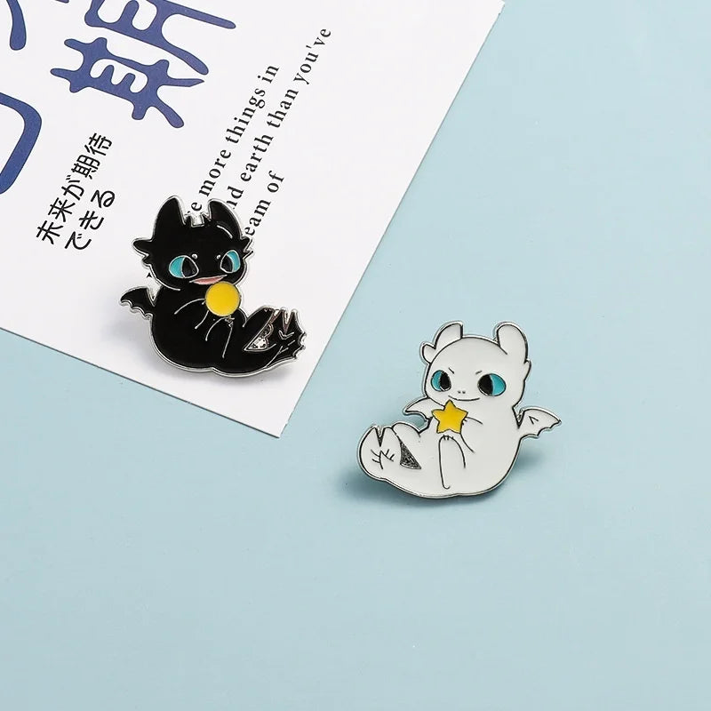 Little Dragon Enamel Pin – Cute Fantasy Brooch