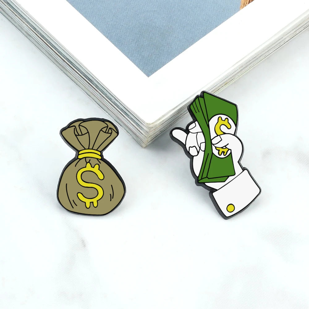 Funny Money Wallet Brooch – Stack Your Style!
