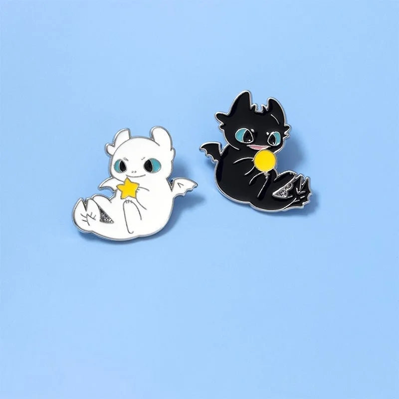 Little Dragon Enamel Pin – Cute Fantasy Brooch