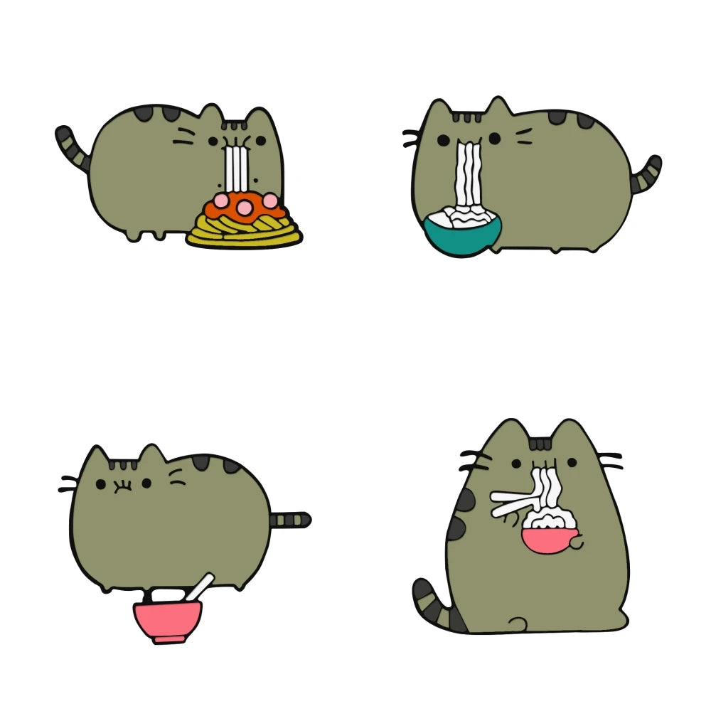 4-9pcs Cute Enamel Pin Set – Cats, Goose, Skull & Stethoscope Brooches | Fun Bag & Jacket Badges”  This way: