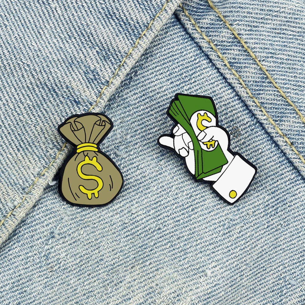Funny Money Wallet Brooch – Stack Your Style!