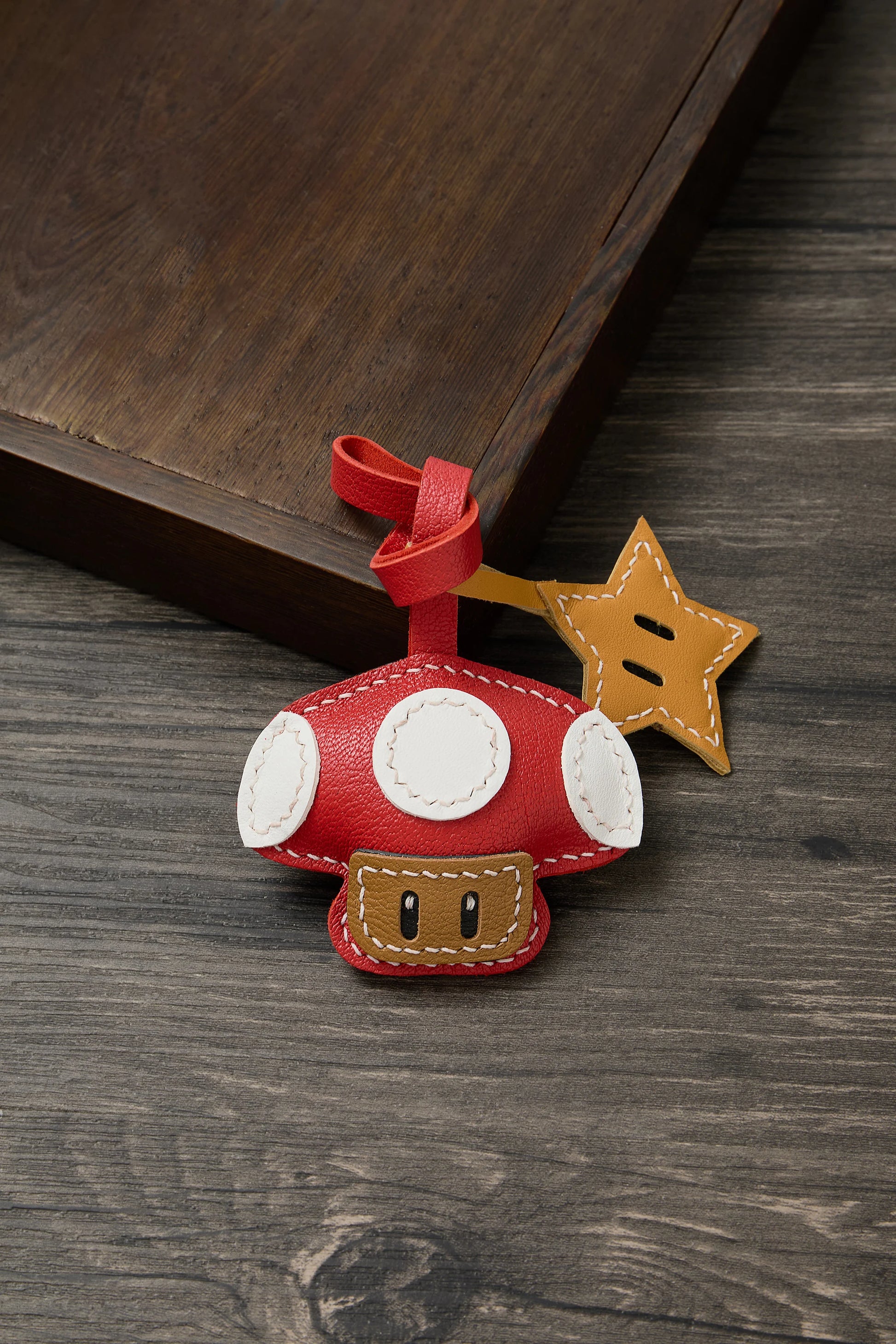 Leather Scarecrow Pendant – Bag & Car Charm