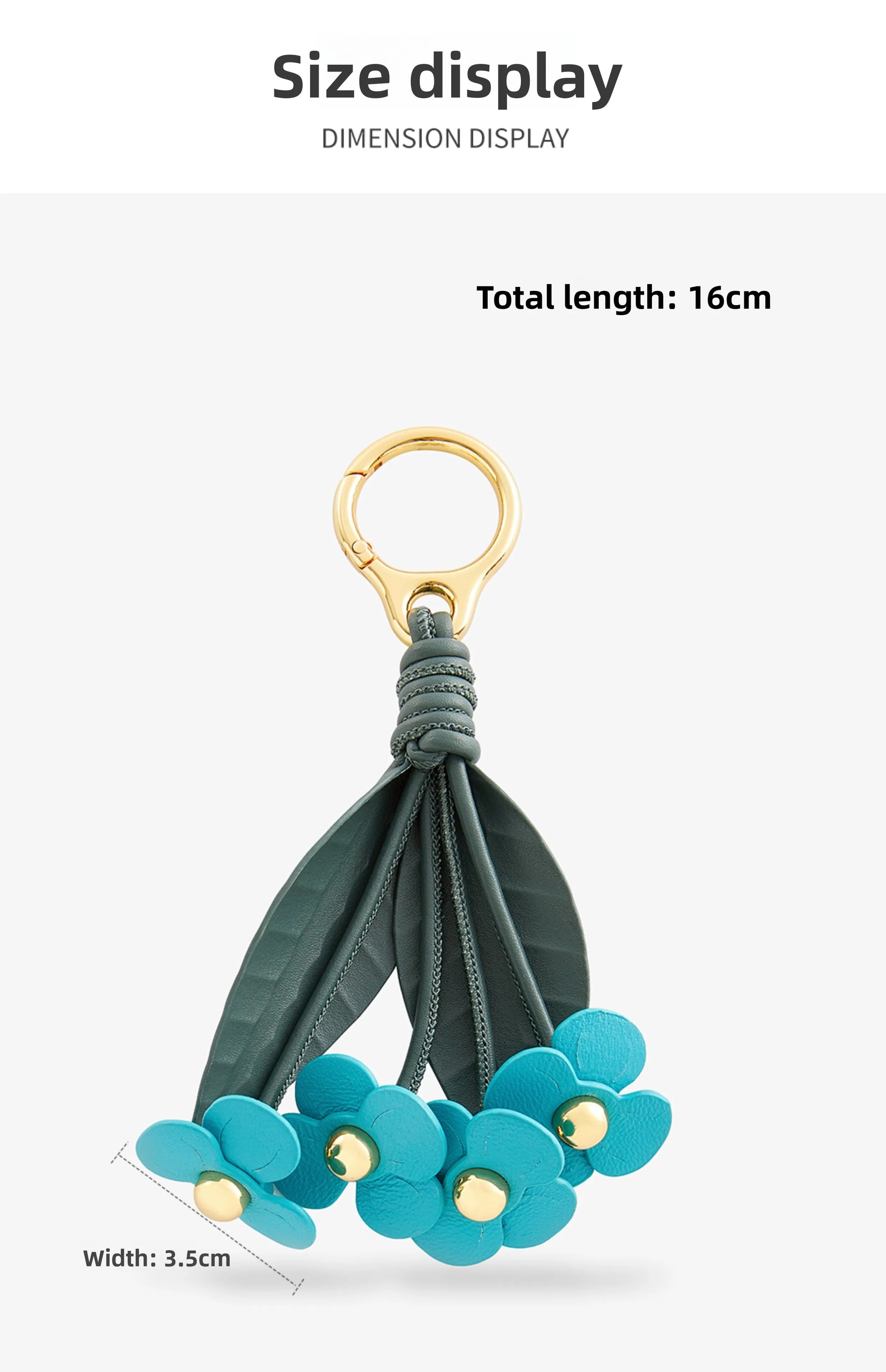 Floral Strawberry Bag Pendant for Women