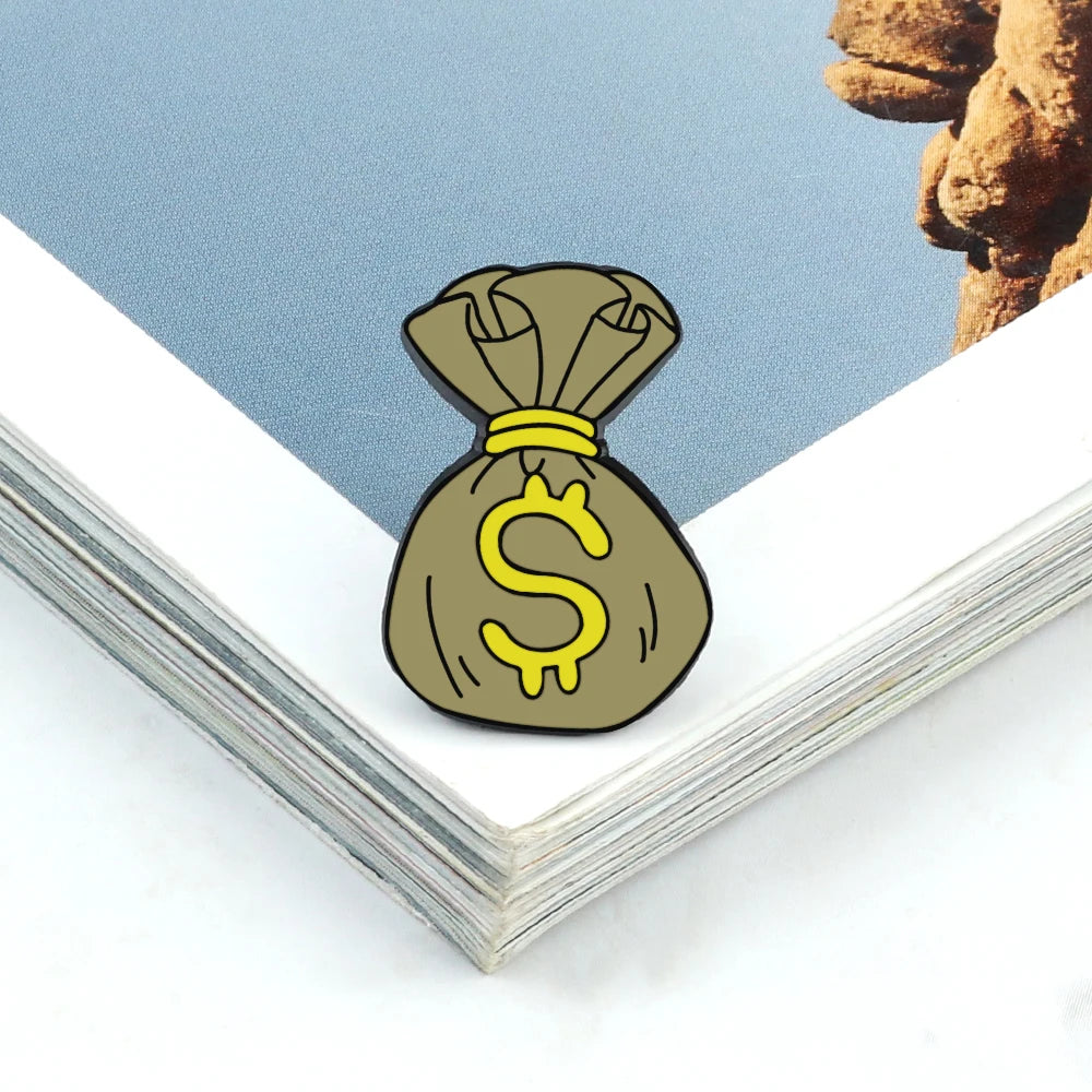 Funny Money Wallet Brooch – Stack Your Style!