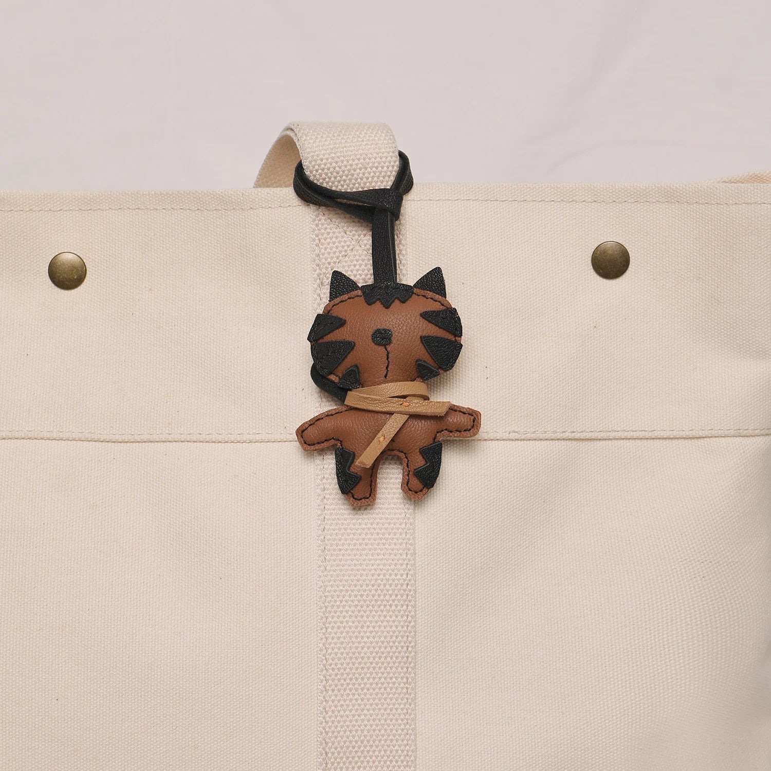 Leather Scarecrow Pendant – Bag & Car Charm