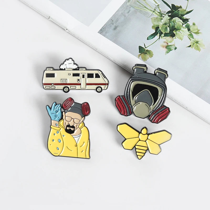 Movie Fan Enamel Pin – Classic Brooch Badge