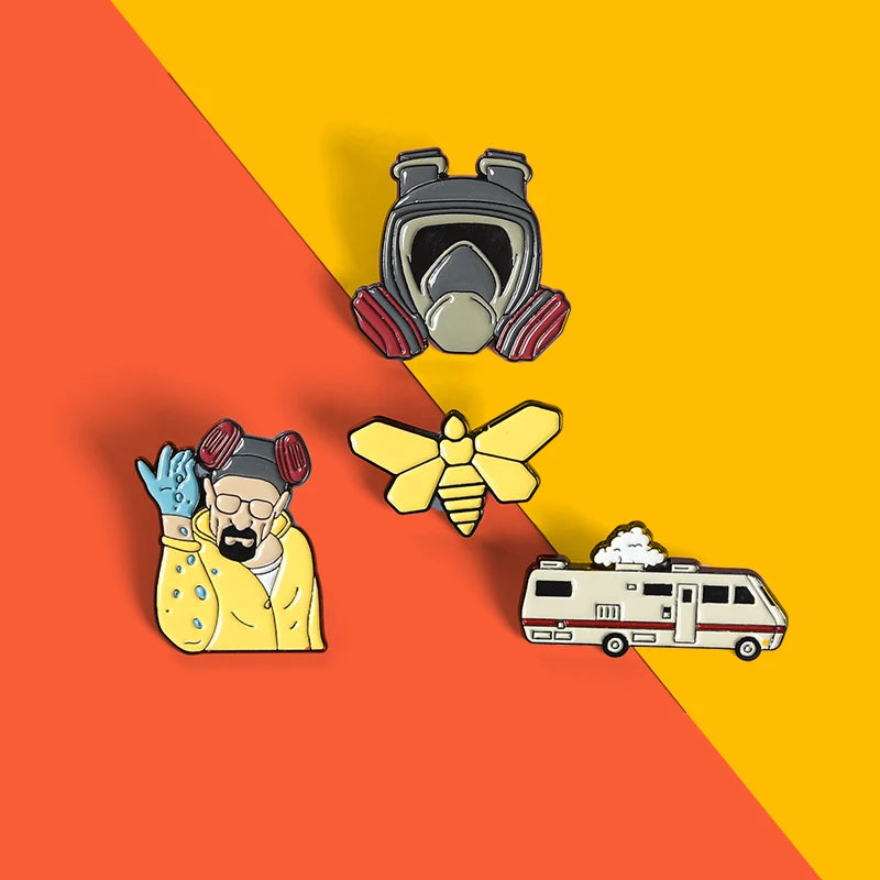 Movie Fan Enamel Pin – Classic Brooch Badge