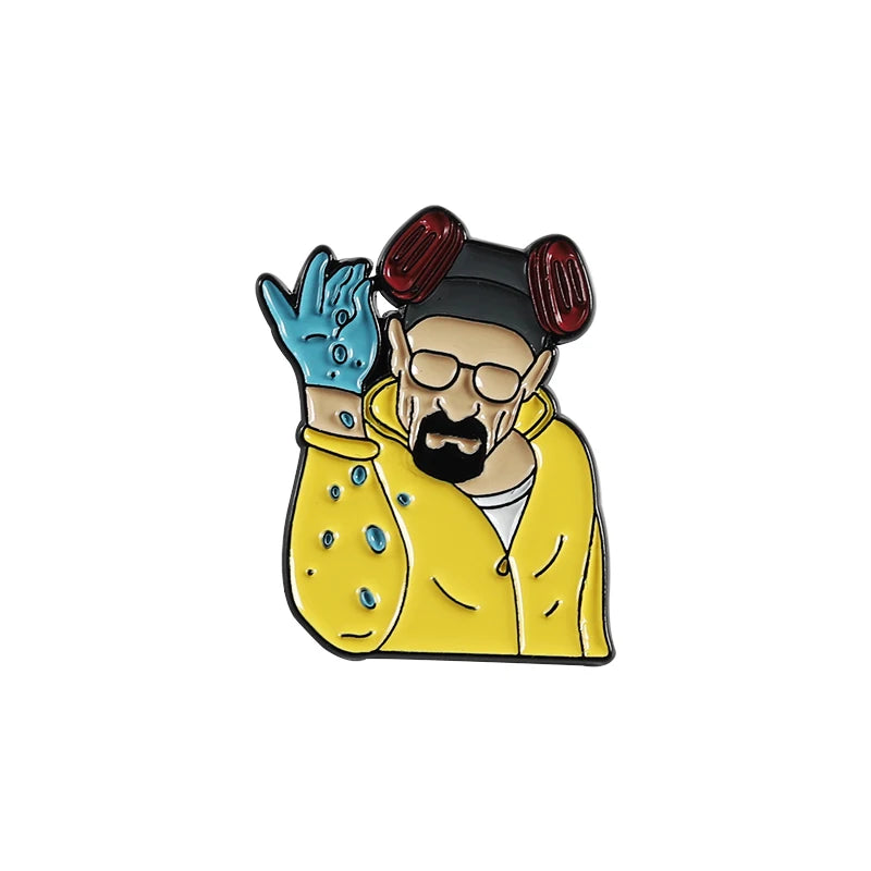 Movie Fan Enamel Pin – Classic Brooch Badge