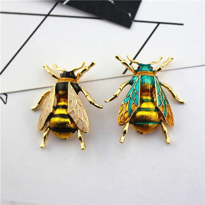 Charming Bumblebee Lapel Brooch