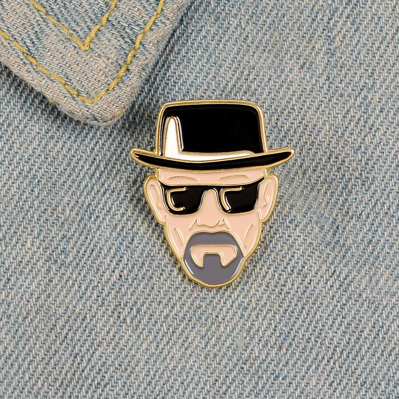 Movie Fan Enamel Pin – Classic Brooch Badge
