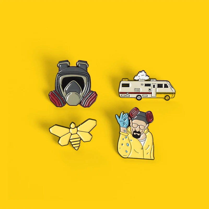 Movie Fan Enamel Pin – Classic Brooch Badge
