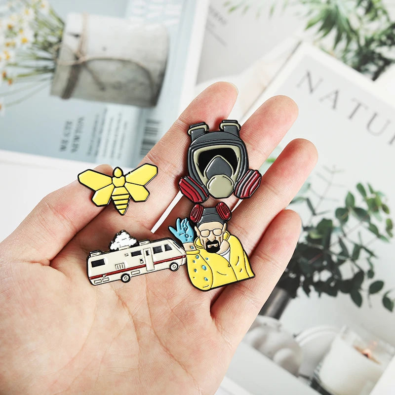 Movie Fan Enamel Pin – Classic Brooch Badge
