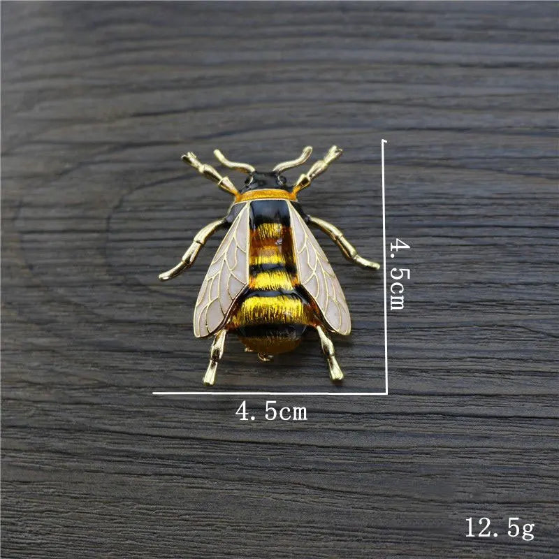 Charming Bumblebee Lapel Brooch