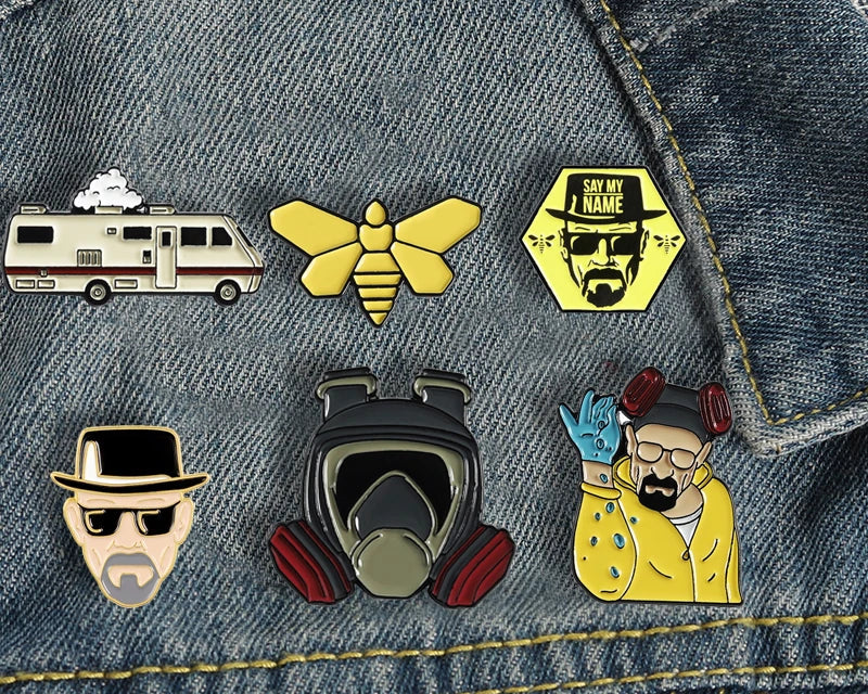 Movie Fan Enamel Pin – Classic Brooch Badge