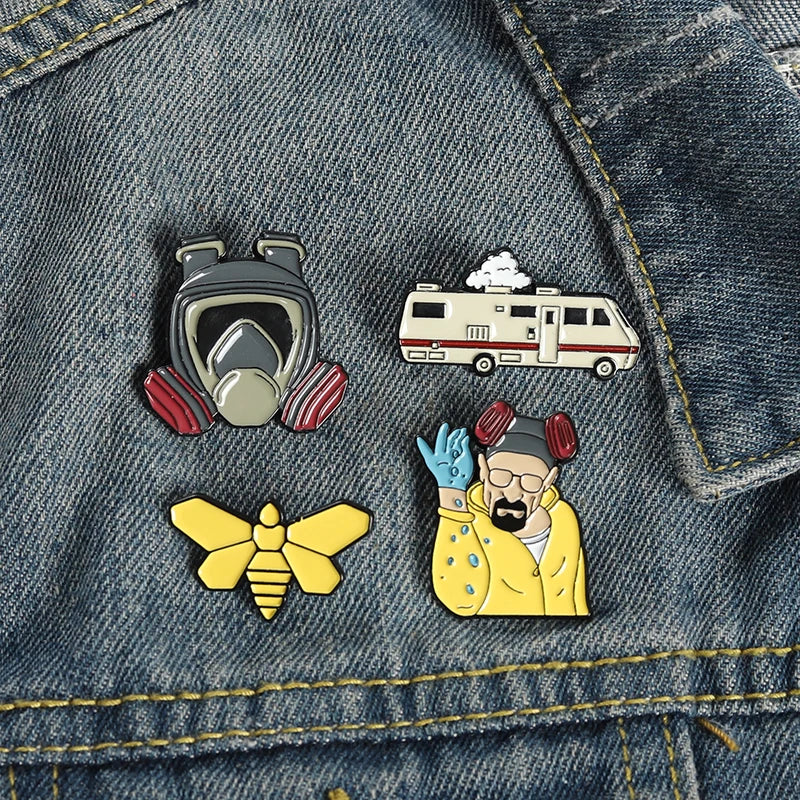 Movie Fan Enamel Pin – Classic Brooch Badge