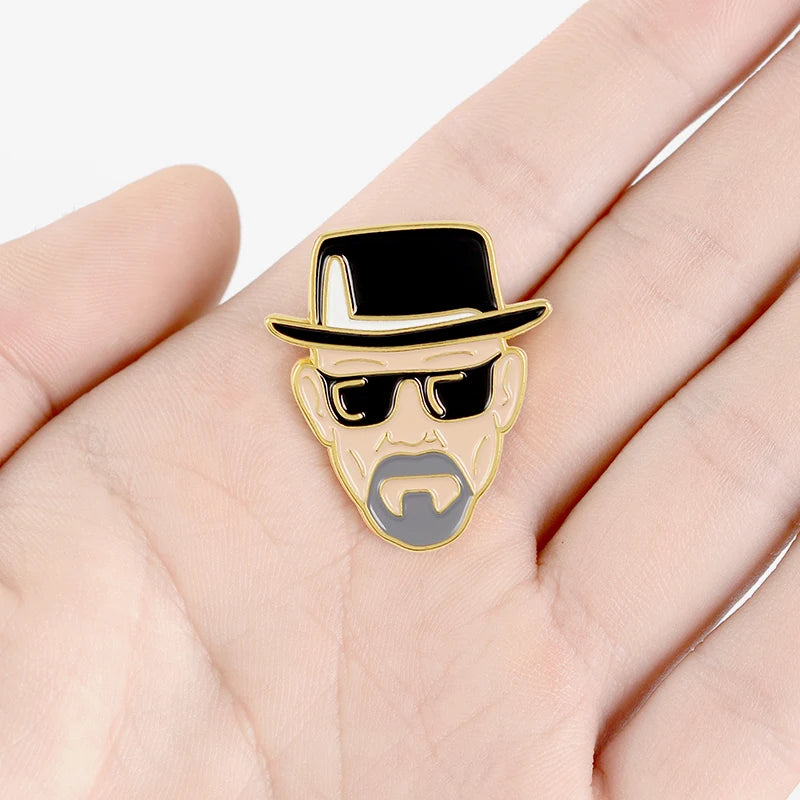Movie Fan Enamel Pin – Classic Brooch Badge