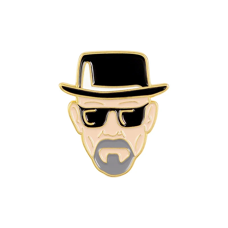 Movie Fan Enamel Pin – Classic Brooch Badge