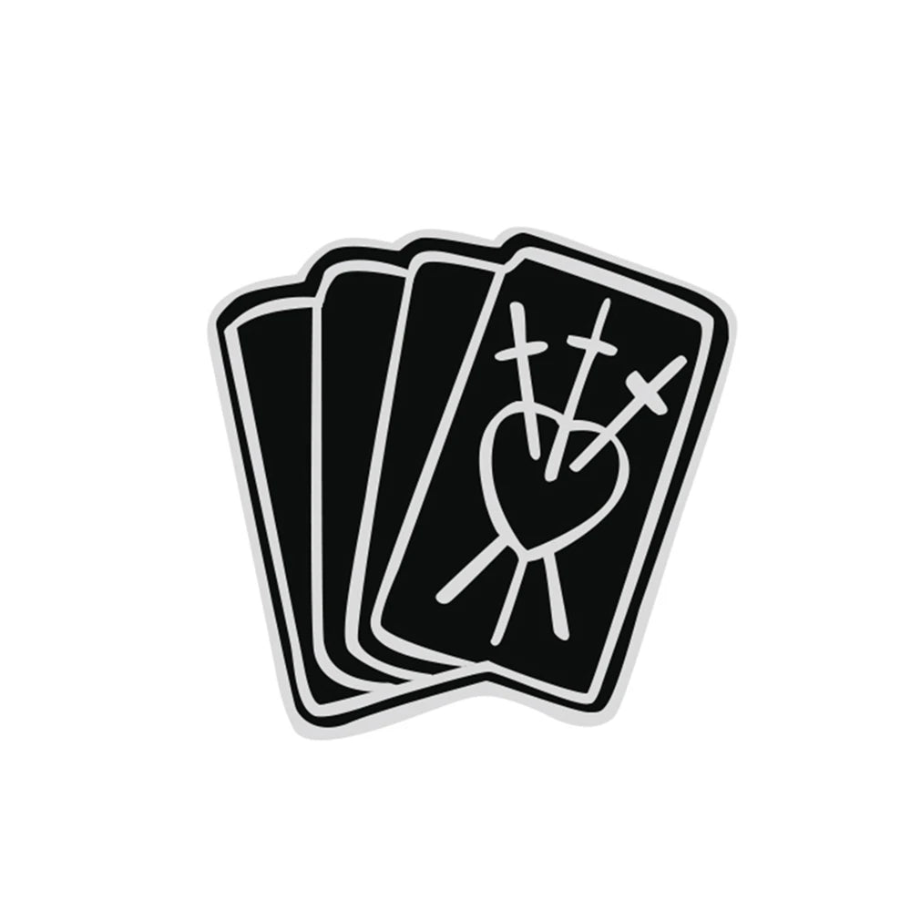 Witchy Enamel Pins – Cat, Hat & Moon Badge