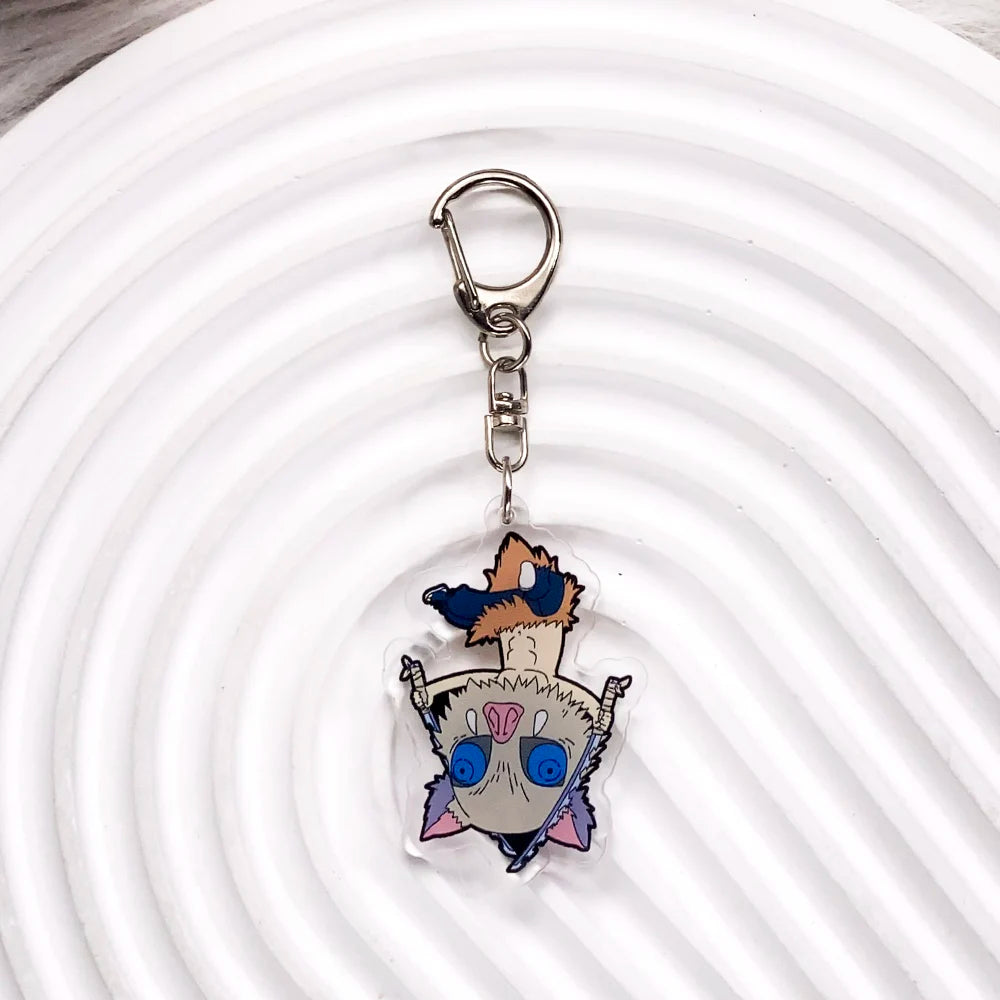 Demon Slayer Anime Keychain – Acrylic Character Bag Charm