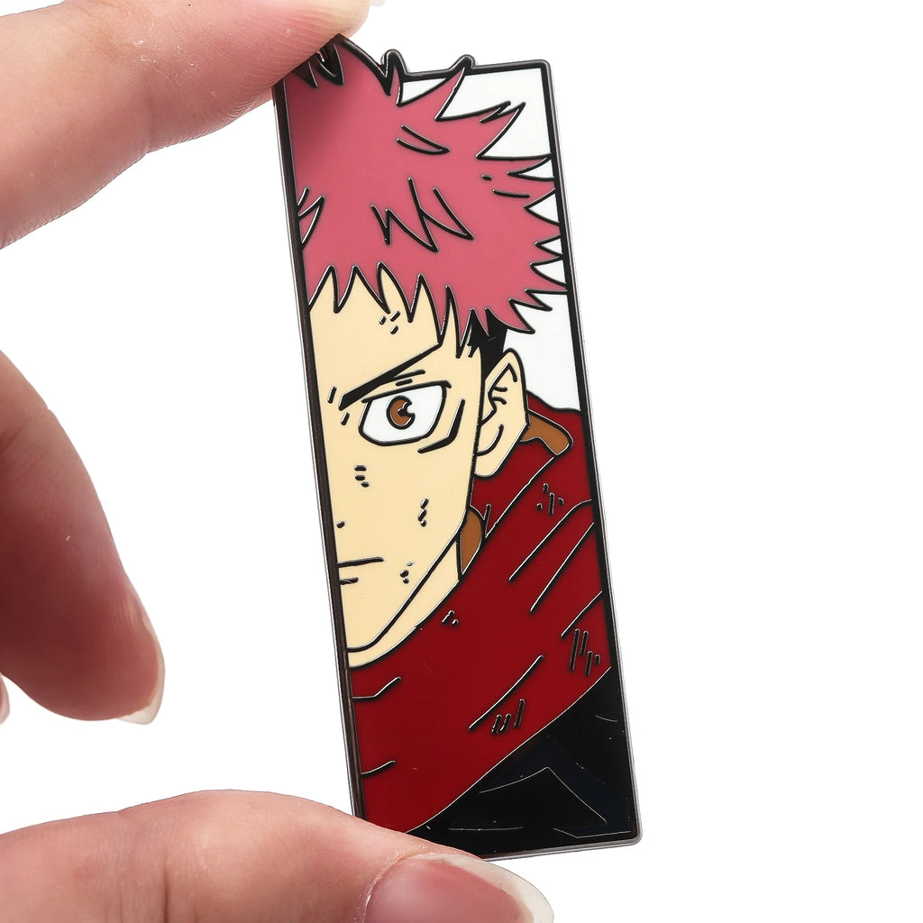 Jujutsu Kaisen sukuna yuji Enamel Brooch – Anime Lapel Pin for Fans & Collectors