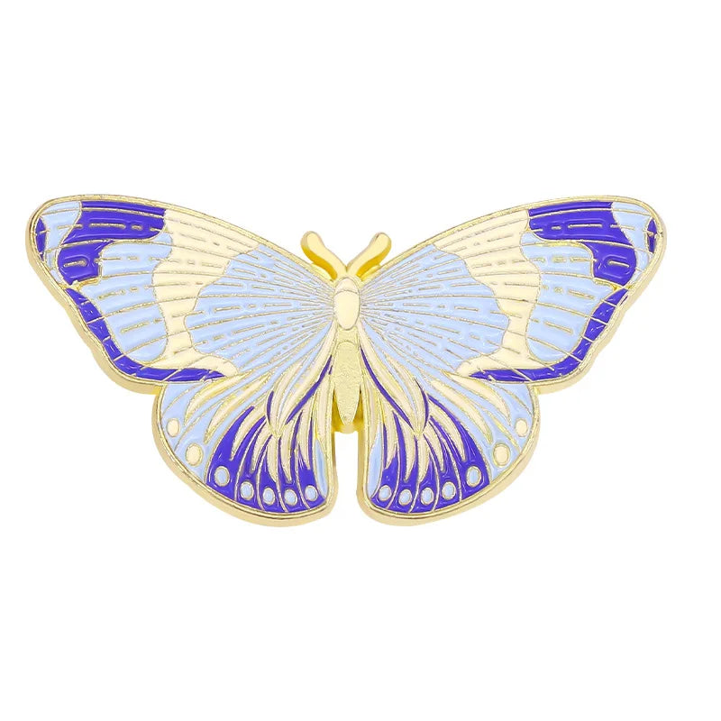 Colorful Butterfly Enamel Pin – Cute Insect Brooch