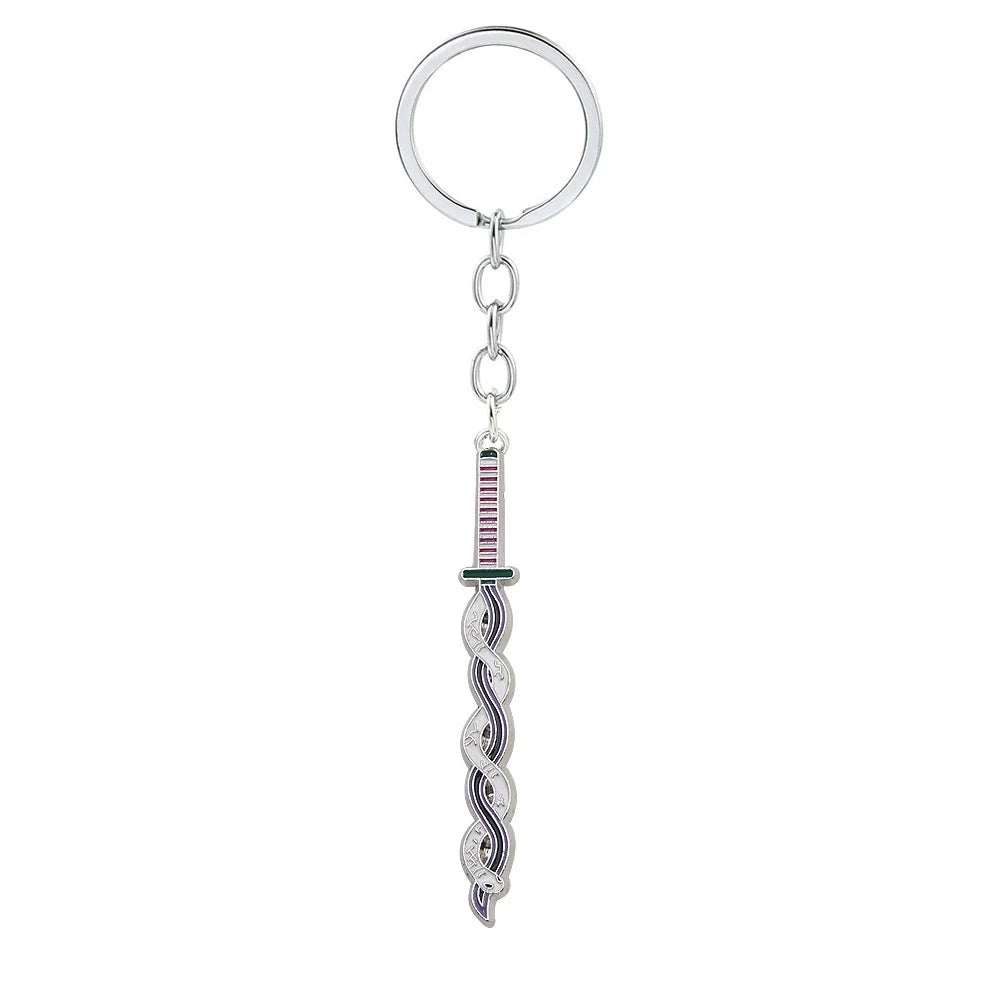 Demon Slayer Sword Keychains – Mini Japanese Katana Collection Anime Souvenir Gifts